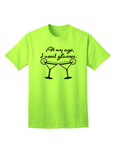 Margarita Adult T-Shirt by TooLoud - A Fashionable Choice for the Discerning Shopper-Mens T-shirts-TooLoud-Neon-Green-Small-Davson Sales