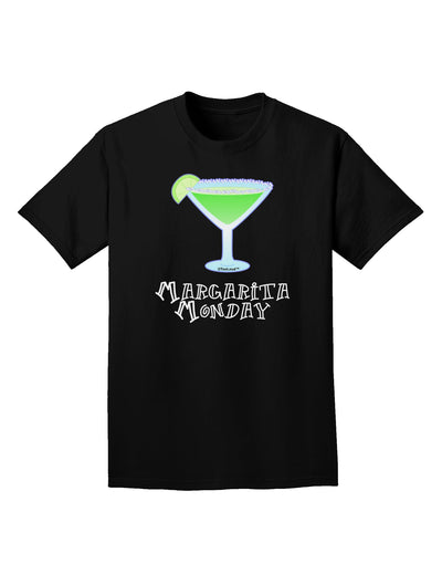 Margarita Monday Design - Pop Culture Adult Dark T-Shirt by TooLoud-Mens T-Shirt-TooLoud-Black-Small-Davson Sales