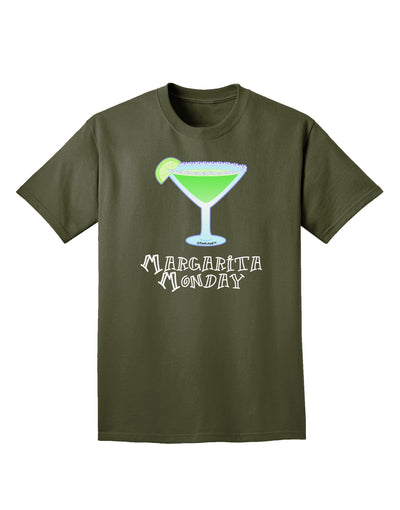 Margarita Monday Design - Pop Culture Adult Dark T-Shirt by TooLoud-Mens T-Shirt-TooLoud-Military-Green-Small-Davson Sales