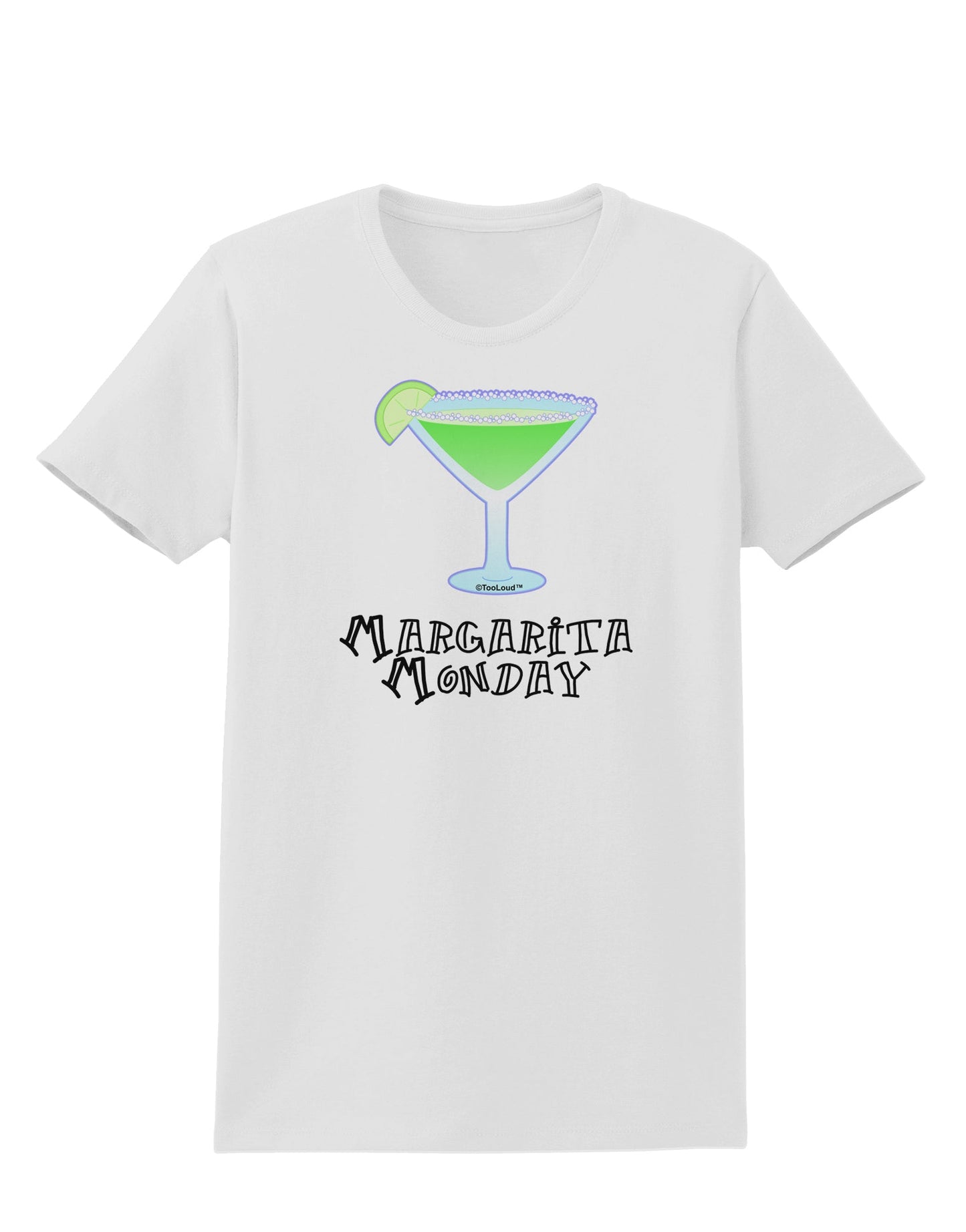 Margarita Monday Design - Pop Culture Womens T-Shirt by TooLoud-Womens T-Shirt-TooLoud-White-X-Small-Davson Sales