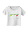 Margaritas - Mexican Flag Colors - Cinco de Mayo Infant T-Shirt by TooLoud-Infant T-Shirt-TooLoud-White-06-Months-Davson Sales