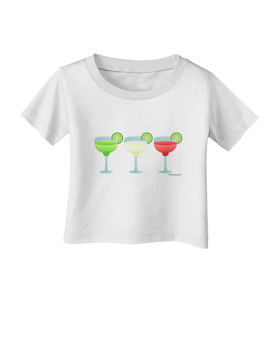 Margaritas - Mexican Flag Colors - Cinco de Mayo Infant T-Shirt by TooLoud-Infant T-Shirt-TooLoud-White-06-Months-Davson Sales