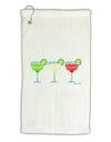 Margaritas - Mexican Flag Colors - Cinco de Mayo Micro Terry Gromet Golf Towel 16 x 25 inch by TooLoud-Golf Towel-TooLoud-White-Davson Sales