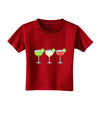 Margaritas - Mexican Flag Colors - Cinco de Mayo Toddler T-Shirt Dark by TooLoud-Toddler T-Shirt-TooLoud-Red-2T-Davson Sales