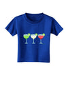 Margaritas - Mexican Flag Colors - Cinco de Mayo Toddler T-Shirt Dark by TooLoud-Toddler T-Shirt-TooLoud-Royal-Blue-2T-Davson Sales