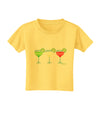 Margaritas - Mexican Flag Colors - Cinco de Mayo Toddler T-Shirt by TooLoud-Toddler T-Shirt-TooLoud-Yellow-2T-Davson Sales