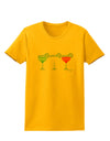 Margaritas - Mexican Flag Colors - Cinco de Mayo Womens T-Shirt by TooLoud-Womens T-Shirt-TooLoud-Gold-X-Small-Davson Sales