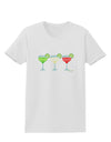 Margaritas - Mexican Flag Colors - Cinco de Mayo Womens T-Shirt by TooLoud-Womens T-Shirt-TooLoud-White-X-Small-Davson Sales