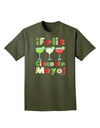 Margaritas - Mexican Flag Colors - Feliz Cinco de Mayo Adult Dark T-Shirt by TooLoud-Mens T-Shirt-TooLoud-Military-Green-Small-Davson Sales