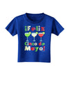 Margaritas - Mexican Flag Colors - Feliz Cinco de Mayo Toddler T-Shirt Dark by TooLoud-Toddler T-Shirt-TooLoud-Royal-Blue-2T-Davson Sales