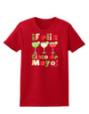 Margaritas - Mexican Flag Colors - Feliz Cinco de Mayo Womens Dark T-Shirt by TooLoud-Womens T-Shirt-TooLoud-Red-X-Small-Davson Sales