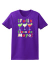 Margaritas - Mexican Flag Colors - Feliz Cinco de Mayo Womens Dark T-Shirt by TooLoud-Womens T-Shirt-TooLoud-Purple-X-Small-Davson Sales