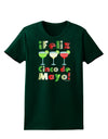 Margaritas - Mexican Flag Colors - Feliz Cinco de Mayo Womens Dark T-Shirt by TooLoud-Womens T-Shirt-TooLoud-Forest-Green-Small-Davson Sales