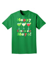 Margaritas - Mexican Flag Colors - Happy Cinco de Mayo Adult Dark T-Shirt by TooLoud-Mens T-Shirt-TooLoud-Kelly-Green-Small-Davson Sales