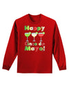 Margaritas - Mexican Flag Colors - Happy Cinco de Mayo Adult Long Sleeve Dark T-Shirt by TooLoud-TooLoud-Red-Small-Davson Sales