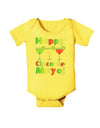 Margaritas - Mexican Flag Colors - Happy Cinco de Mayo Baby Romper Bodysuit by TooLoud-Baby Romper-TooLoud-Yellow-06-Months-Davson Sales