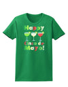 Margaritas - Mexican Flag Colors - Happy Cinco de Mayo Womens Dark T-Shirt by TooLoud-Womens T-Shirt-TooLoud-Kelly-Green-X-Small-Davson Sales