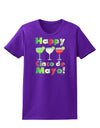 Margaritas - Mexican Flag Colors - Happy Cinco de Mayo Womens Dark T-Shirt by TooLoud-Womens T-Shirt-TooLoud-Purple-X-Small-Davson Sales