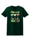 Margaritas - Mexican Flag Colors - Happy Cinco de Mayo Womens Dark T-Shirt by TooLoud-Womens T-Shirt-TooLoud-Forest-Green-Small-Davson Sales