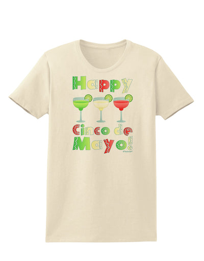 Margaritas - Mexican Flag Colors - Happy Cinco de Mayo Womens T-Shirt by TooLoud-Womens T-Shirt-TooLoud-Natural-X-Small-Davson Sales