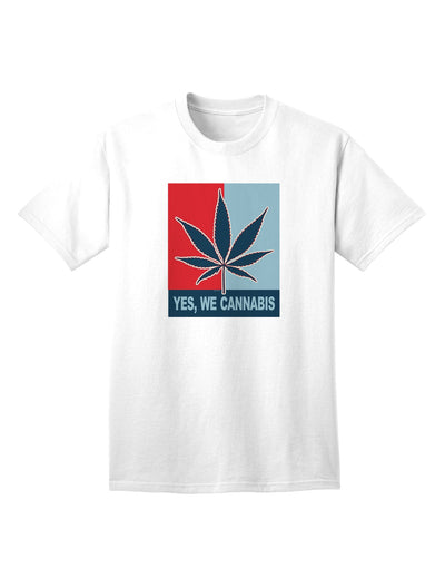 Marijuana Leaf Adult T-Shirt - Embrace the Cannabis Culture-Mens T-shirts-TooLoud-White-Small-Davson Sales