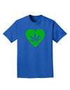 Marijuana Leaf Heart Green Adult Dark T-Shirt-Mens T-Shirt-TooLoud-Royal-Blue-Small-Davson Sales