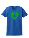 Marijuana Leaf Heart Green Womens Dark T-Shirt-Womens T-Shirt-TooLoud-Royal-Blue-X-Small-Davson Sales