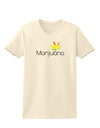 Marijuana Text and Leaf - Rastafarian Womens T-Shirt-Womens T-Shirt-TooLoud-Natural-X-Small-Davson Sales