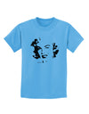 Marilyn Monroe Cutout Design Childrens T-Shirt by TooLoud-Childrens T-Shirt-TooLoud-Aquatic-Blue-X-Small-Davson Sales