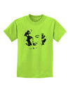 Marilyn Monroe Cutout Design Childrens T-Shirt by TooLoud-Childrens T-Shirt-TooLoud-Lime-Green-X-Small-Davson Sales