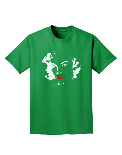 Marilyn Monroe Cutout Design Red Lips Adult Dark T-Shirt by TooLoud-Mens T-Shirt-TooLoud-Kelly-Green-Small-Davson Sales