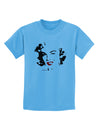 Marilyn Monroe Cutout Design Red Lips Childrens T-Shirt by TooLoud-Childrens T-Shirt-TooLoud-Aquatic-Blue-X-Small-Davson Sales