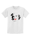 Marilyn Monroe Cutout Design Red Lips Childrens T-Shirt by TooLoud-Childrens T-Shirt-TooLoud-White-X-Small-Davson Sales