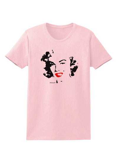 Marilyn Monroe Cutout Design Red Lips Womens T-Shirt by TooLoud-Womens T-Shirt-TooLoud-PalePink-X-Small-Davson Sales