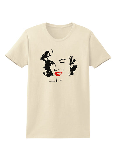 Marilyn Monroe Cutout Design Red Lips Womens T-Shirt by TooLoud-Womens T-Shirt-TooLoud-Natural-X-Small-Davson Sales