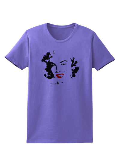 Marilyn Monroe Cutout Design Red Lips Womens T-Shirt by TooLoud-Womens T-Shirt-TooLoud-Violet-X-Small-Davson Sales