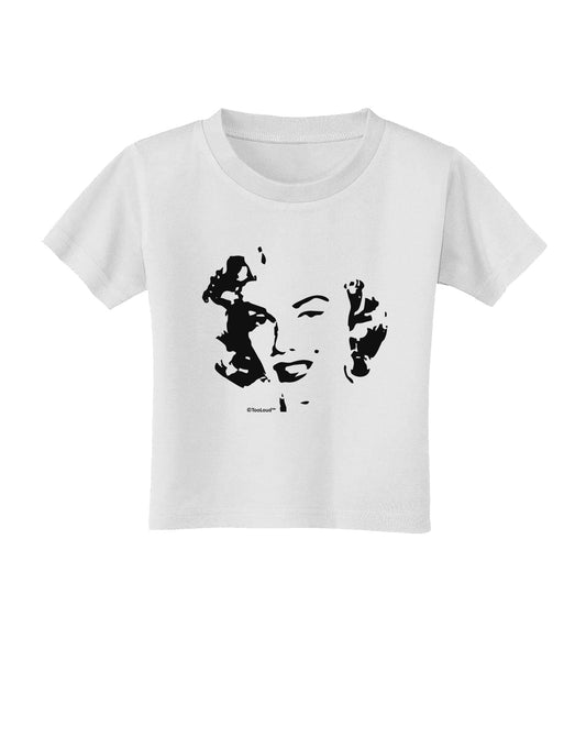 Marilyn Monroe Cutout Design Toddler T-Shirt by TooLoud-Toddler T-Shirt-TooLoud-White-2T-Davson Sales