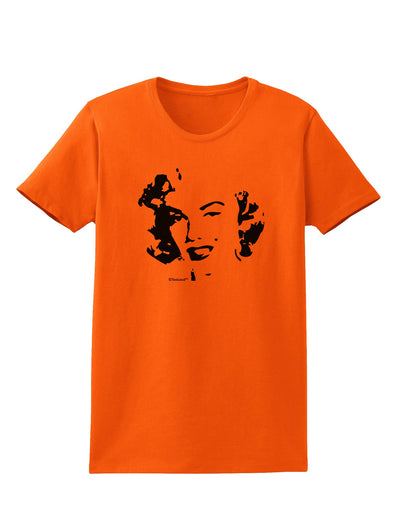 Marilyn Monroe Cutout Design Womens T-Shirt by TooLoud-Womens T-Shirt-TooLoud-Orange-X-Small-Davson Sales