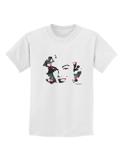 Marilyn Monroe Galaxy Design and Quote Childrens T-Shirt by TooLoud-Childrens T-Shirt-TooLoud-White-X-Small-Davson Sales