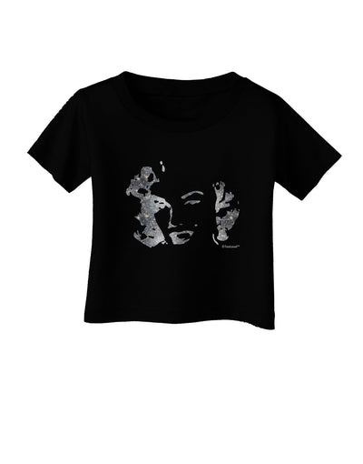 Marilyn Monroe Galaxy Design and Quote Infant T-Shirt Dark by TooLoud-Infant T-Shirt-TooLoud-Black-06-Months-Davson Sales