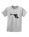 Maryland - United States Shape Childrens T-Shirt by TooLoud-Childrens T-Shirt-TooLoud-AshGray-X-Small-Davson Sales