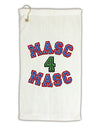 Masc 4 Masc College Stud Micro Terry Gromet Golf Towel 16 x 25 inch by TooLoud-Golf Towel-TooLoud-White-Davson Sales