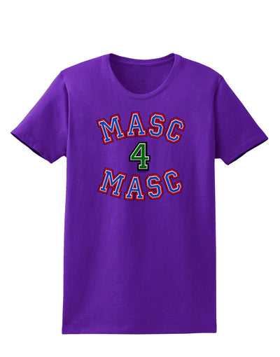 Masc 4 Masc College Stud Womens Dark T-Shirt-TooLoud-Purple-X-Small-Davson Sales