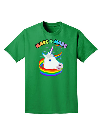 Masc 4 Masc Pranciful Unicorn Adult Dark T-Shirt-Mens T-Shirt-TooLoud-Kelly-Green-Small-Davson Sales