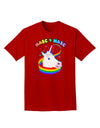 Masc 4 Masc Pranciful Unicorn Adult Dark T-Shirt-Mens T-Shirt-TooLoud-Red-Small-Davson Sales