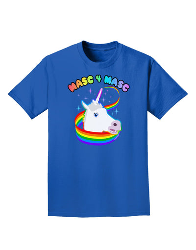 Masc 4 Masc Pranciful Unicorn Adult Dark T-Shirt-Mens T-Shirt-TooLoud-Royal-Blue-Small-Davson Sales