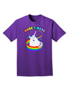 Masc 4 Masc Pranciful Unicorn Adult Dark T-Shirt-Mens T-Shirt-TooLoud-Purple-Small-Davson Sales