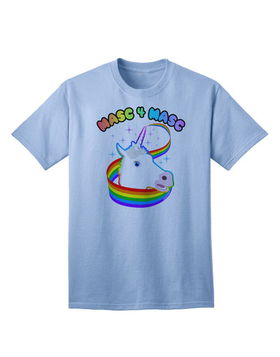 Masc 4 Masc Pranciful Unicorn Adult T-Shirt: Premium Quality, Stylish & Comfortable-Mens T-shirts-TooLoud-Light-Blue-Small-Davson Sales