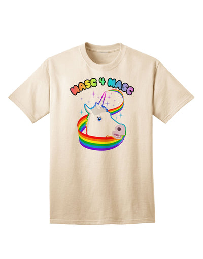 Masc 4 Masc Pranciful Unicorn Adult T-Shirt: Premium Quality, Stylish & Comfortable-Mens T-shirts-TooLoud-Natural-Small-Davson Sales