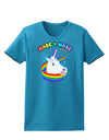 Masc 4 Masc Pranciful Unicorn Womens Dark T-Shirt-TooLoud-Turquoise-X-Small-Davson Sales